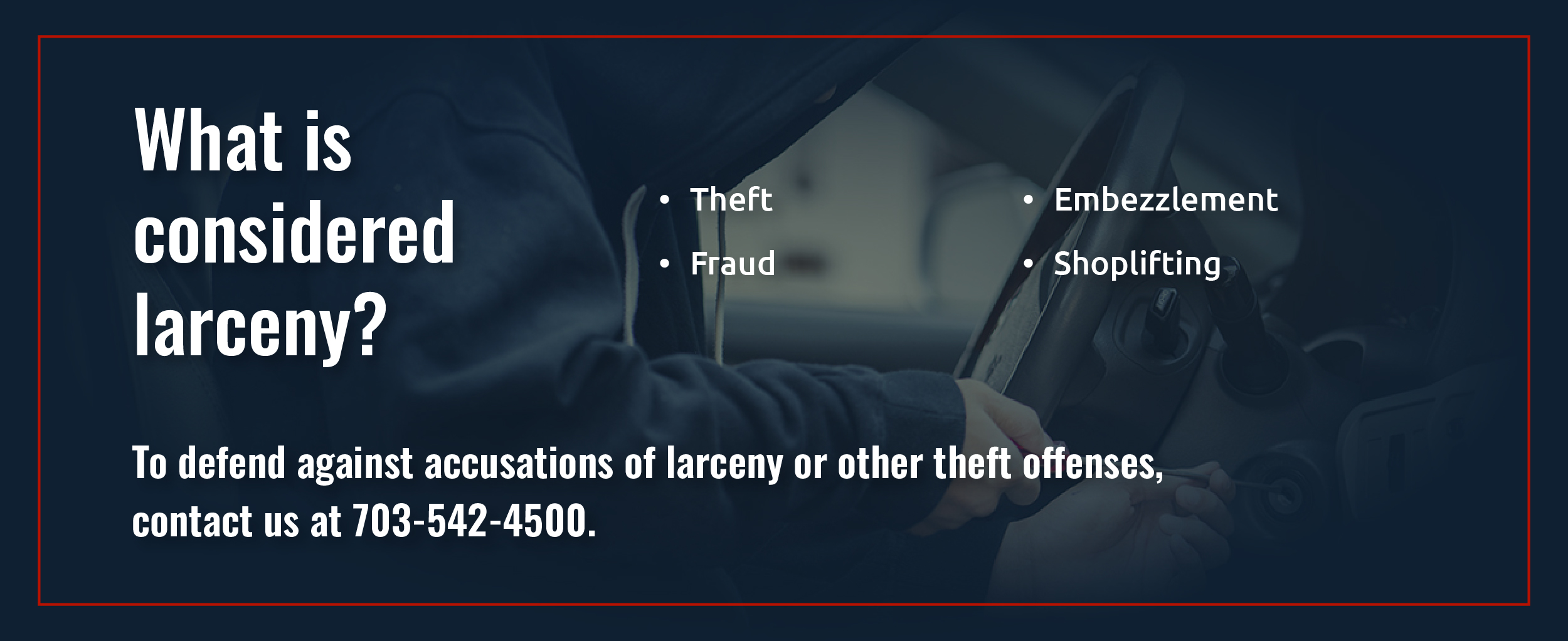 McLean Embezzlement Defense Attorney